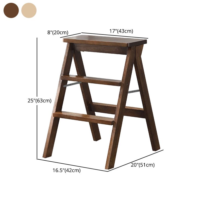 Taburete de bar rectangular apilable, taburete de bar de madera moderno sin brazos con reposapiés