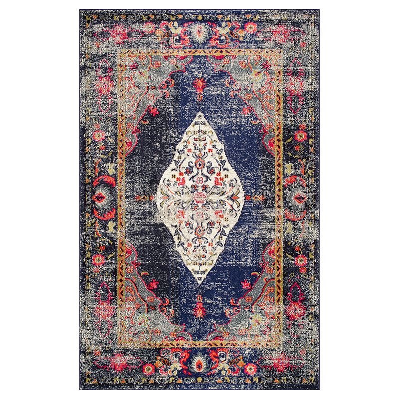 Shabby chic abstract tapijt Meerkleurig polyster binnentapijt Antislip achterkant Wasbaar tapijt voor decoratie