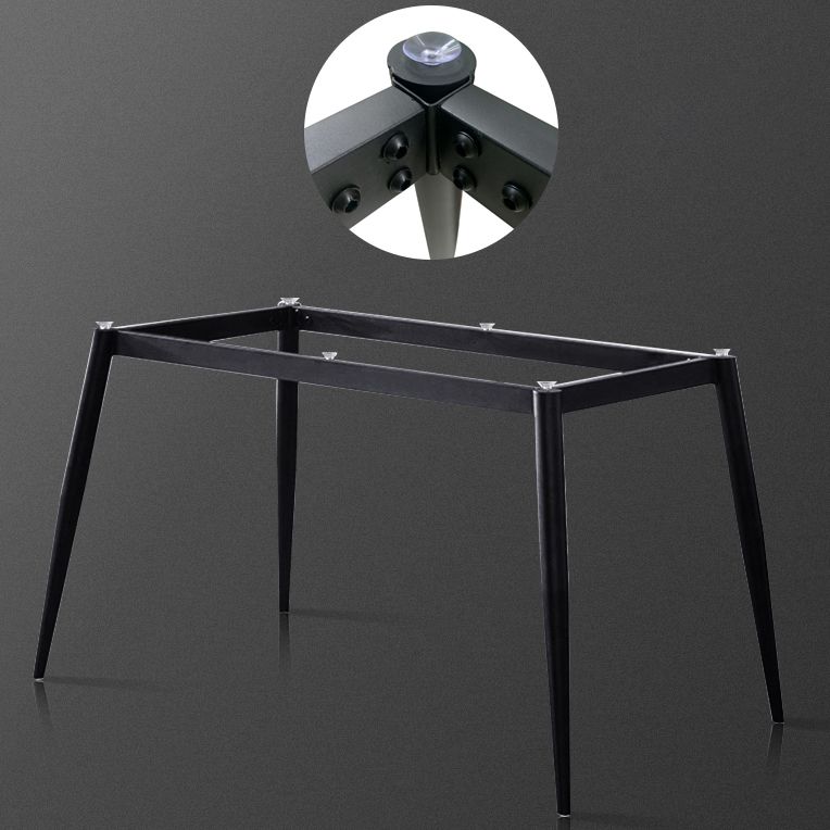 Gesinterde stenen driekleurige eettafel moderne stijl 4 poten tafel voor eetkamer