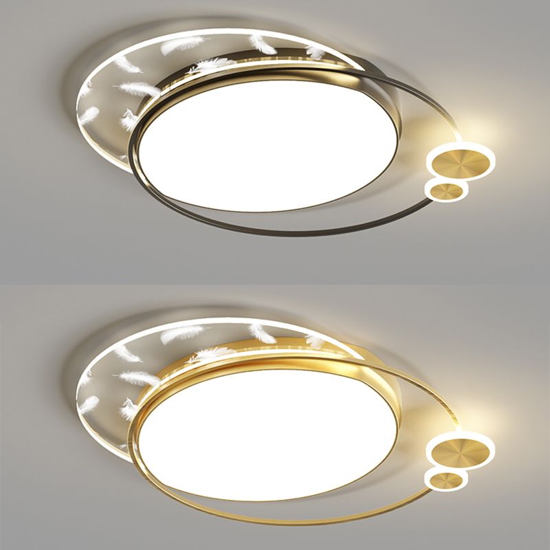 Moderne inbouwlamp ronde LED-plafondlamp voor woonkamer eetkamer
