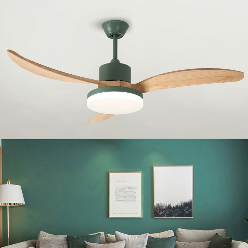 Colorful Ceiling Fan Light Fixture Creative LED Ceiling Flush Mount for Kids' Room