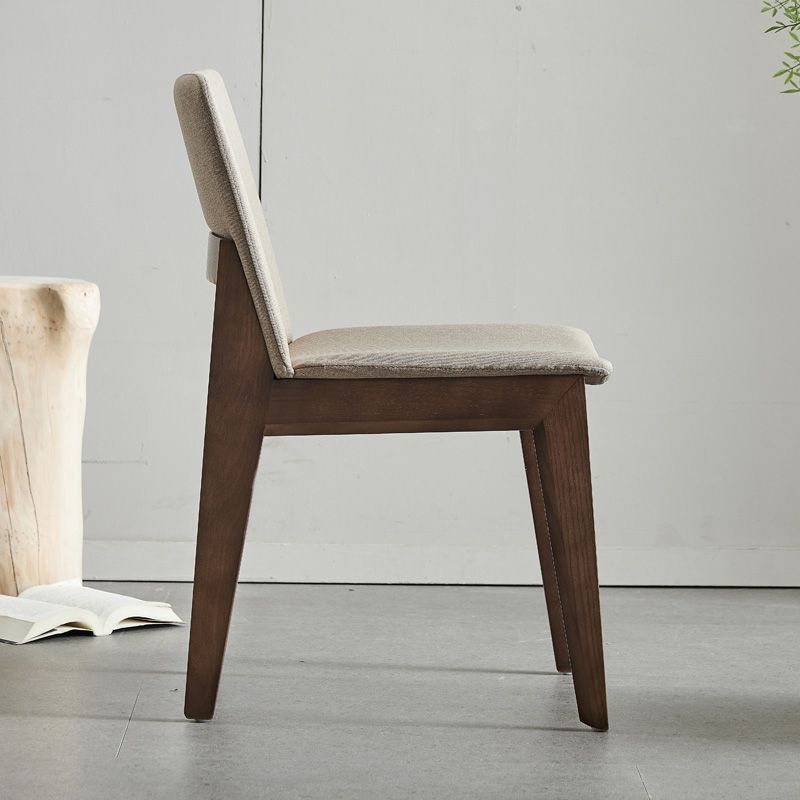 Dining Room Industrial Chair Upholstered Armless Dining Chairs