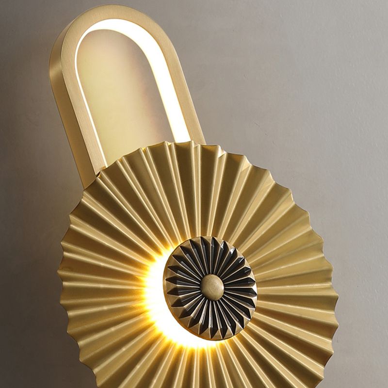 2 - Light Gold LED Bath Bar Solid Brass Post Modern Bathroom Vanity Lighting