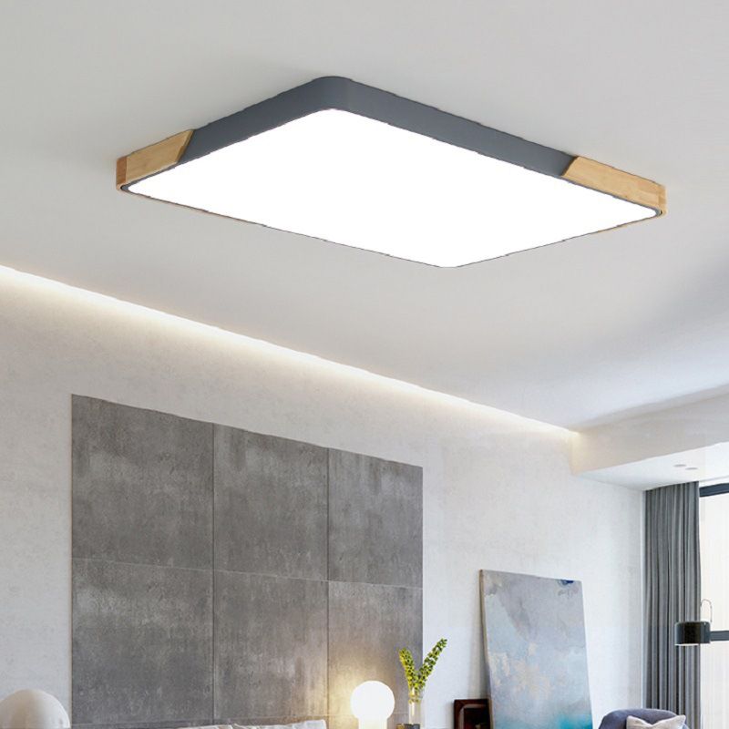 Geometrie Vorm LED-plafondlamp Modern Macaroon Acryl 1-lichts Inbouw voor slaapkamer