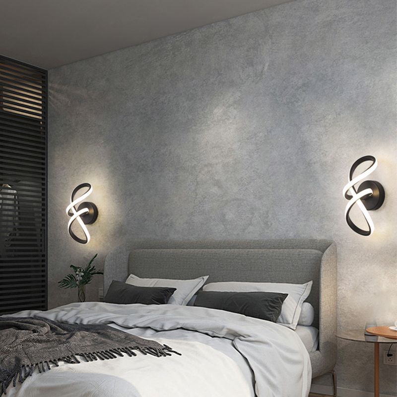 Metal Geometric Wall Sconce Contemporary 1 Light Wall Mount Light