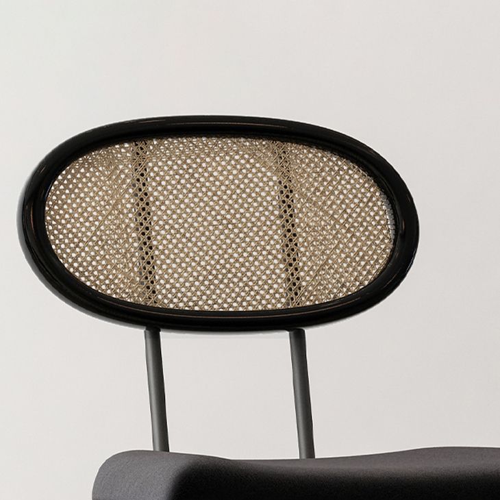 Fabric Side Chair Industrial Design Armless Open Back Side Chairs