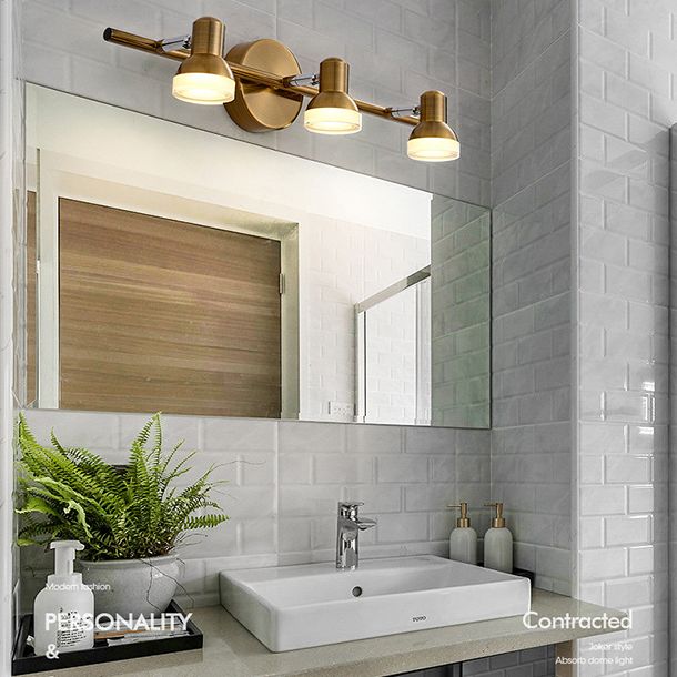 Bell Vanity Wall Lights Postmodern Simplicité Applexion murale acrylique pour salle de bain