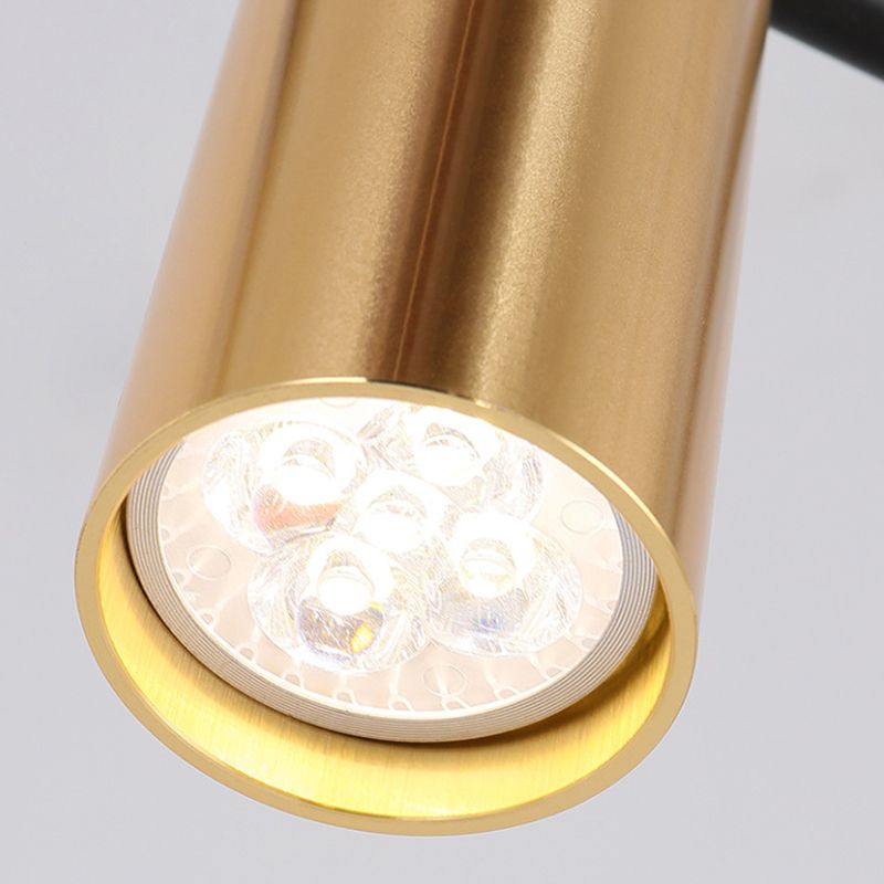 Luces colgantes colgantes de cilindro de estilo moderno accesorios de iluminación de metal