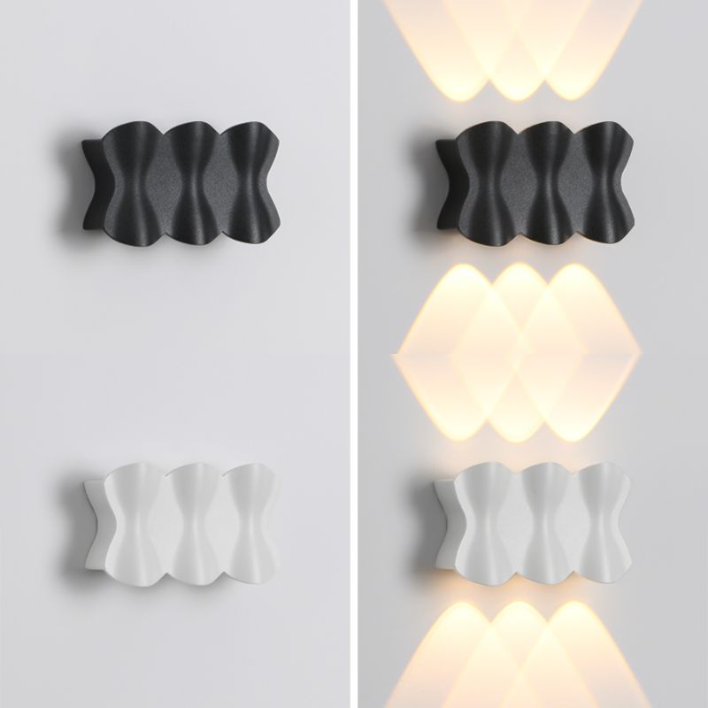 LED Outdoor Wall Mounted Light Modern Minimalism Waterproof Sconce Light for Doorway Courtyard