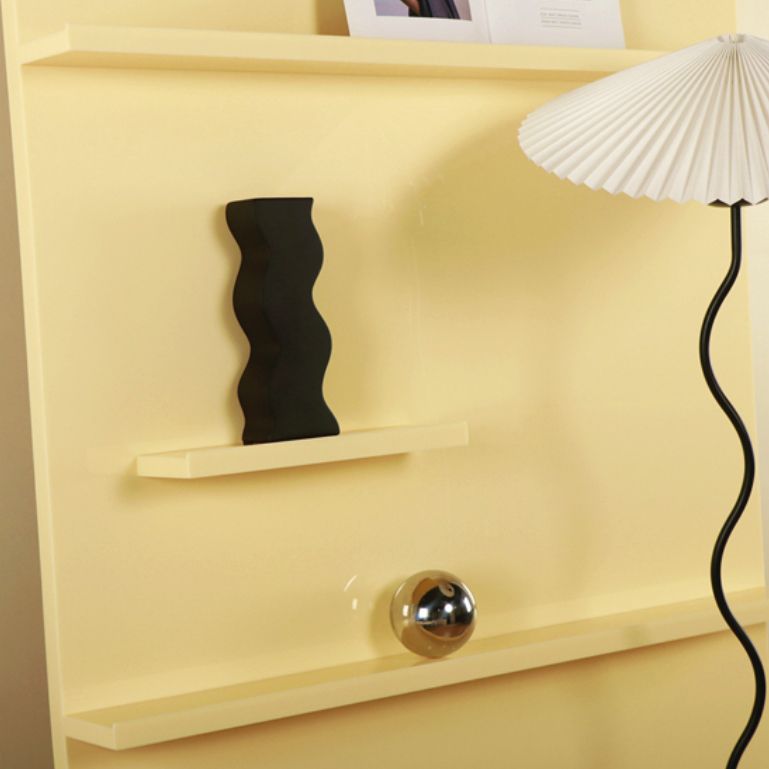 Scandinavian Acrylic Bookcase Closed Back Standard Bookshelf