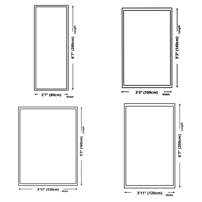 Yellow Geometric Rug Polyester Modern Rug Washable Indoor Rug for Home Decor