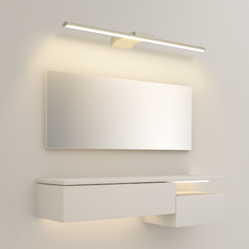 Nordic Style LED Vanity Light Aluminum Strip Shape Vanity Lamp for Shower Room