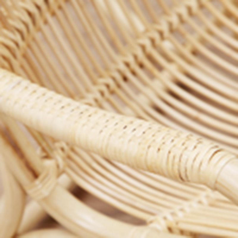 Modern Rocking Accent Chair Rattan/Wicker Rocker Chair for Balcony