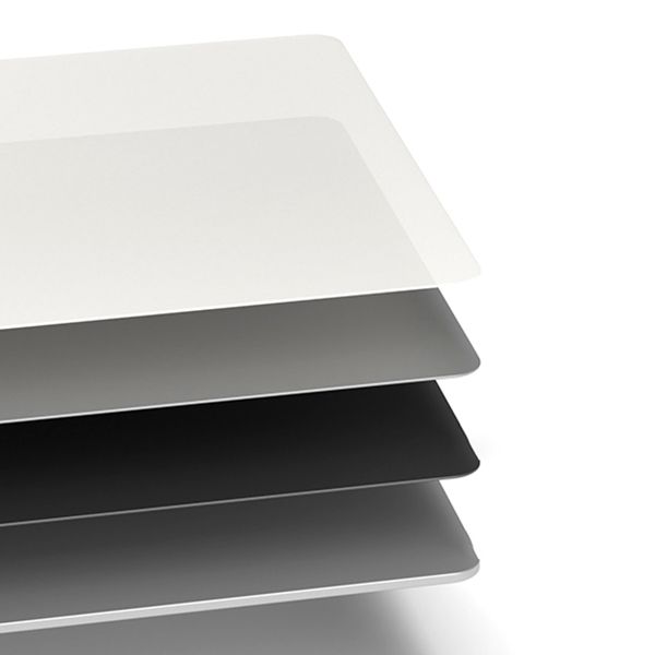 Modern Metal Bookshelf Pure White Standard Open Shelf Vertical Bookcase