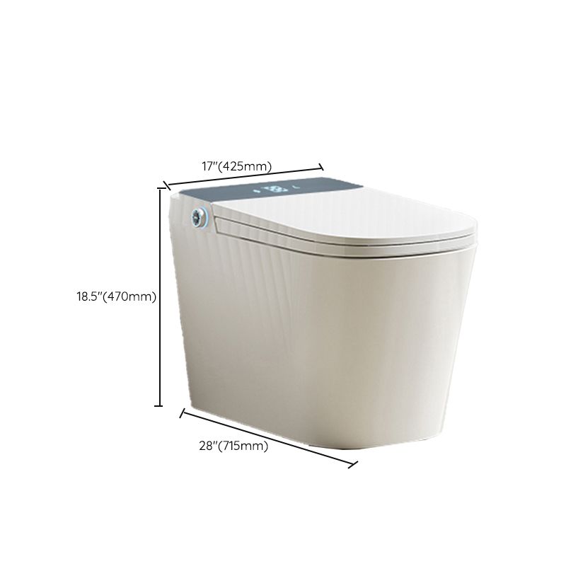 One Piece Toilet Porcelain Modern Toilet Floor Mounted Siphon Jet Urine Toilet