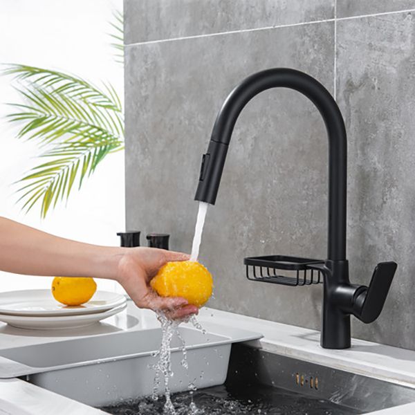 Modern Pull Down Kitchen Faucet Single Handle Faucet with Pull Out Sprayer