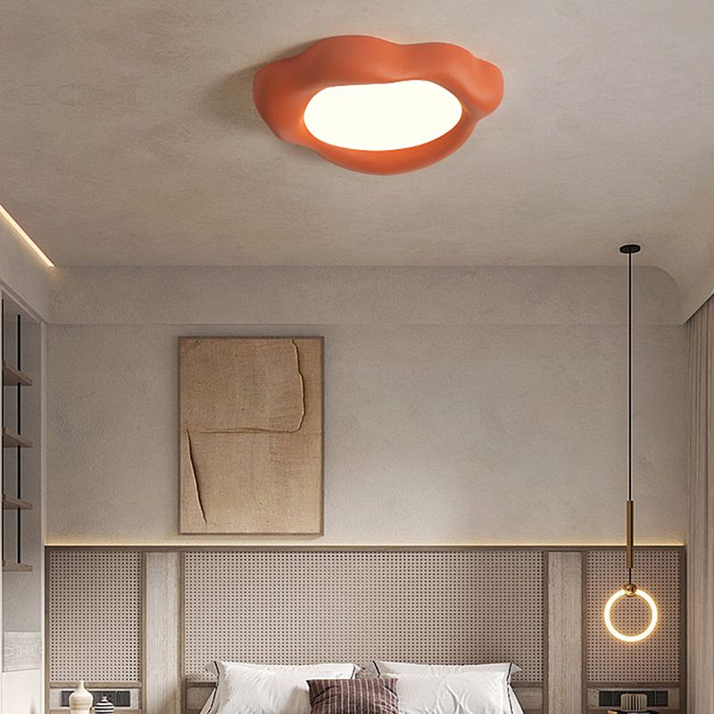 Resin and Acrylic Ceiling Flush Contemporary LED Flush Mount