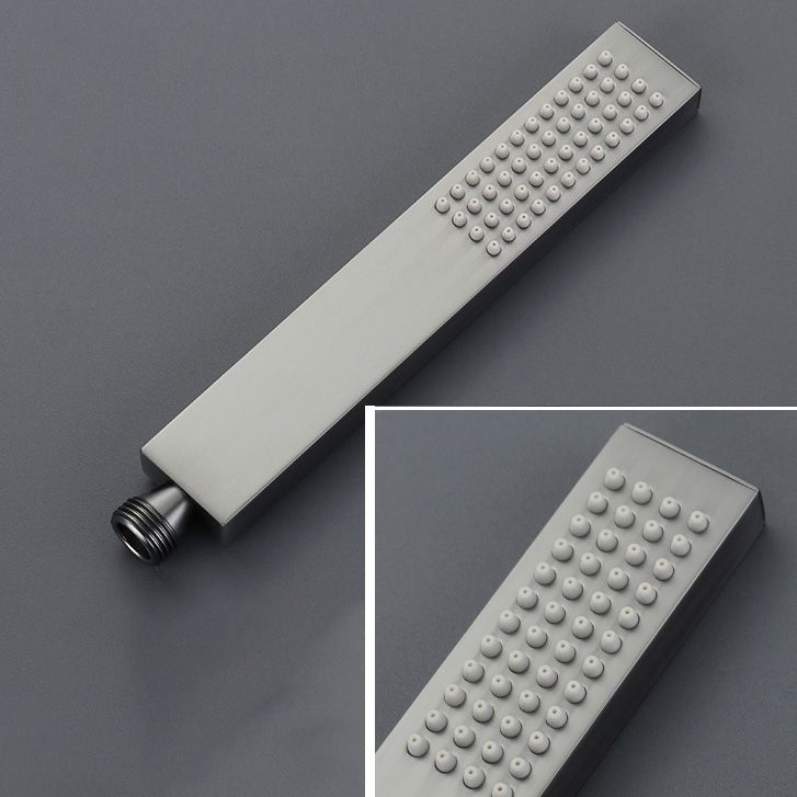 Modern Style Shower System Copper Rectangle Ceiling Mounted Shower System