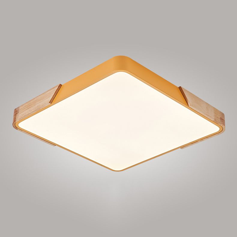 Luminaire encastré LED carré luminaire de plafond en métal de Style nordique