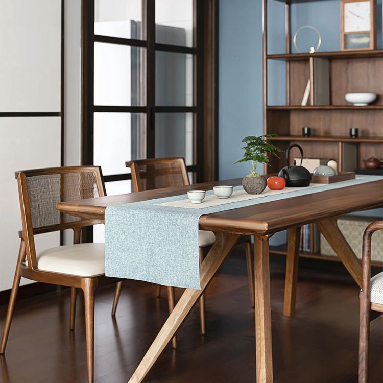 Contemporary Style Chair Wood Open Back Dining Room Chair for Dining Room