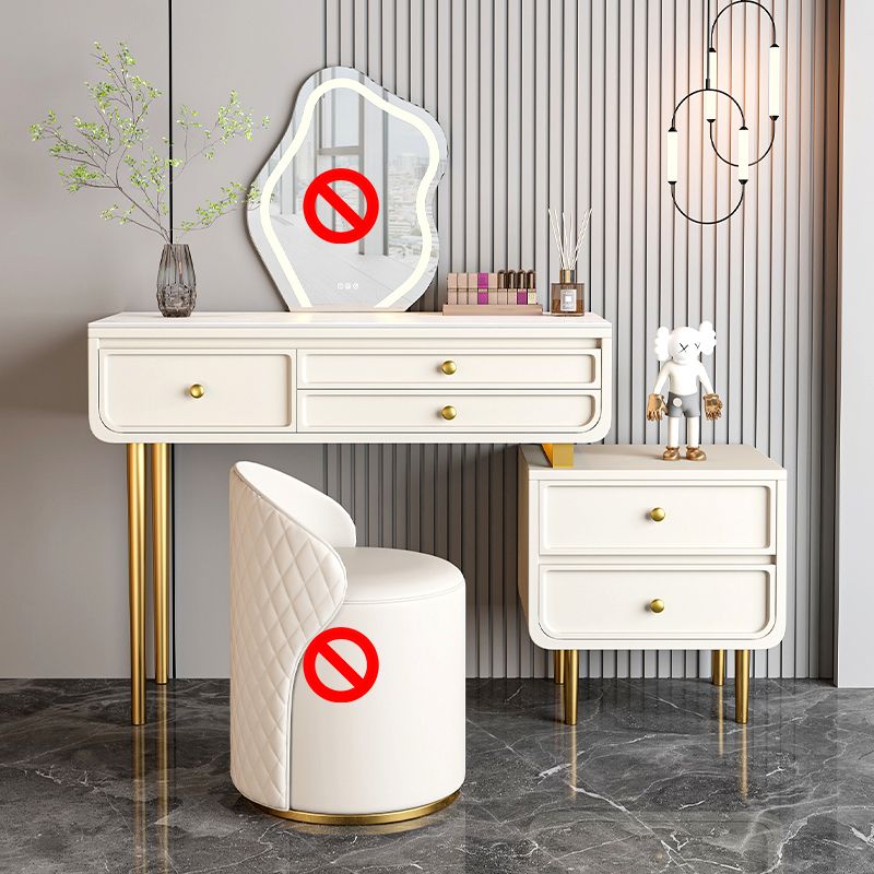 Luxurious Make-up Vanity 3/5 Drawers Stain Resistant Dresser