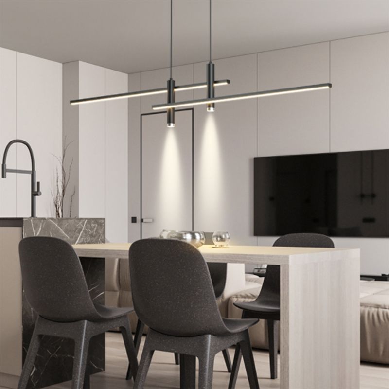 47.5/35.5 Long Hanging Pendant Lights Simplicity Island Lamps for Living Room Dinning Room