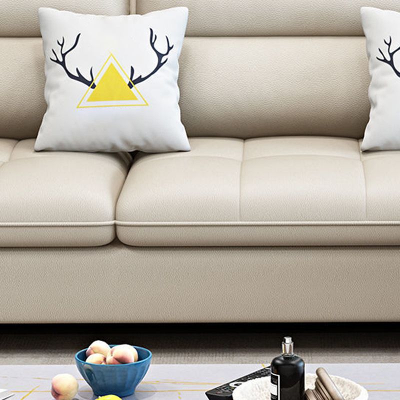 Scandinavian Removable Cushions Square Arm Sofa/Sectionals with Storage