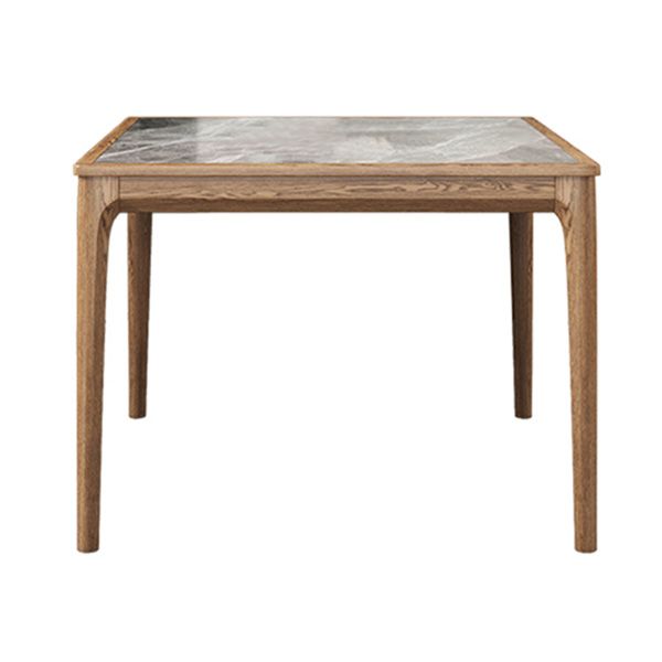 Industrieel grijs gesinterde stenen tafel standaard keuken eettafel met 4 potenbasis
