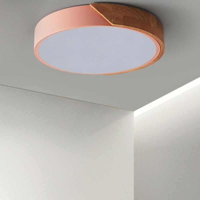 Ultradunne ronde led-inbouwplafondlamp Moderne minimalistische Macaron-stijl gangpadbalkon Slaapkamerstudielampen