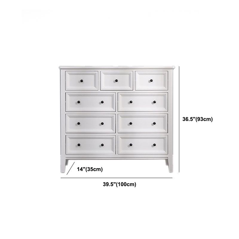 Contemporary Storage Chest Solid Wood Bedroom Storage Chest Dresser