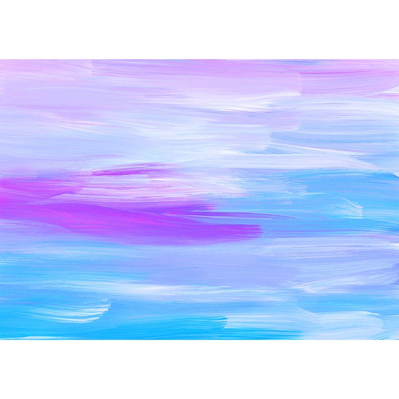 Simple Abstract Illustration Wall Mural Minimalist Decoration for Sleeping Room