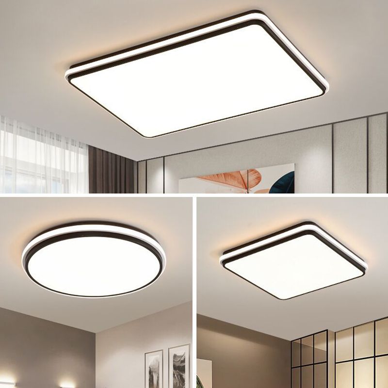 Lámpara de techo empotrada de aluminio Led geométrica dorada de estilo moderno con montaje empotrado