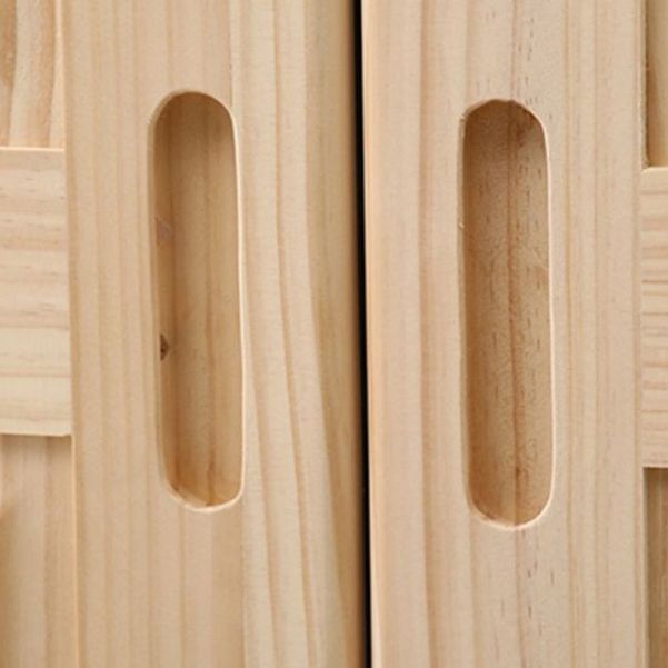 Pine Kid's Wardrobe Contemporary Kids Closet with Lower Storage Drawers