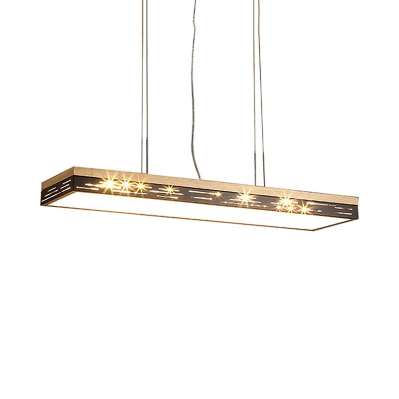 23.5 "/31.5" /35.5 "de ancho lineal de techo lineal de ancho LED moderno Luce colgante de luz en luz cálida/blanca/natural