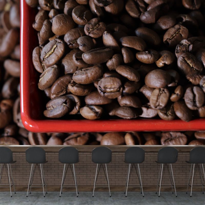 Minimalism Style Mural Wallpaper for Coffee Shop, Customized Size Available
