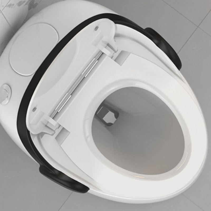 Modern All-In-One Flush Toilet Floor Mounted Porcelain Siphon Jet Toilet Bowl