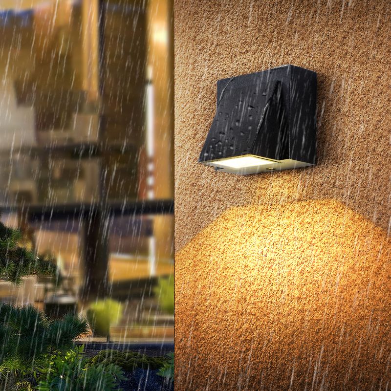 1 Light Geometric Wall Lights Modern Style Metal Wall Lighting Ideas