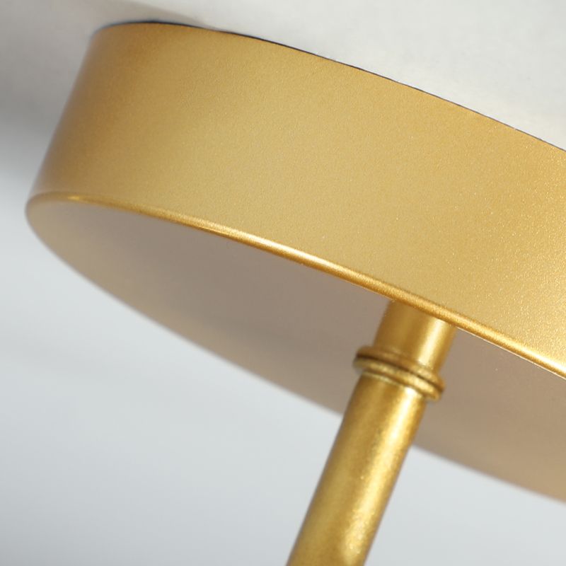 Minimalism Ceiling Light Twisted Flush Mount with Metal for Bedroom