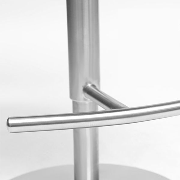 Leather Bar Stool Adjustable Backrest Counter Stool for Bristol With Cushion