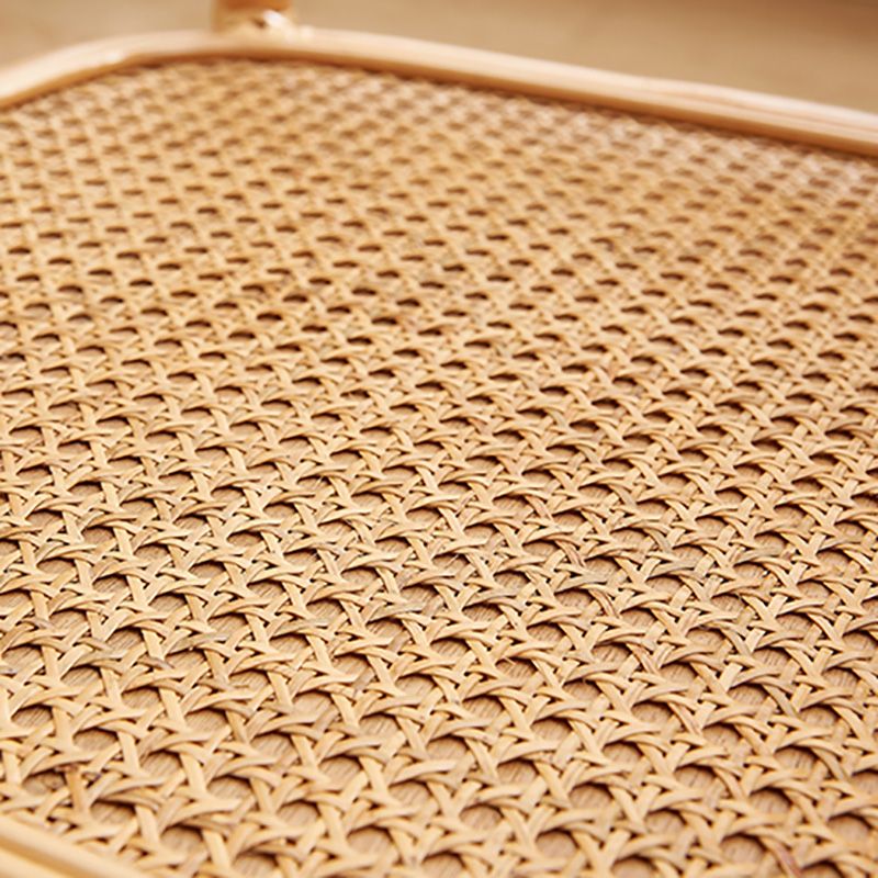 24" Wide Tropical Dining Side Chair Rattan Natural Outdoor Chair