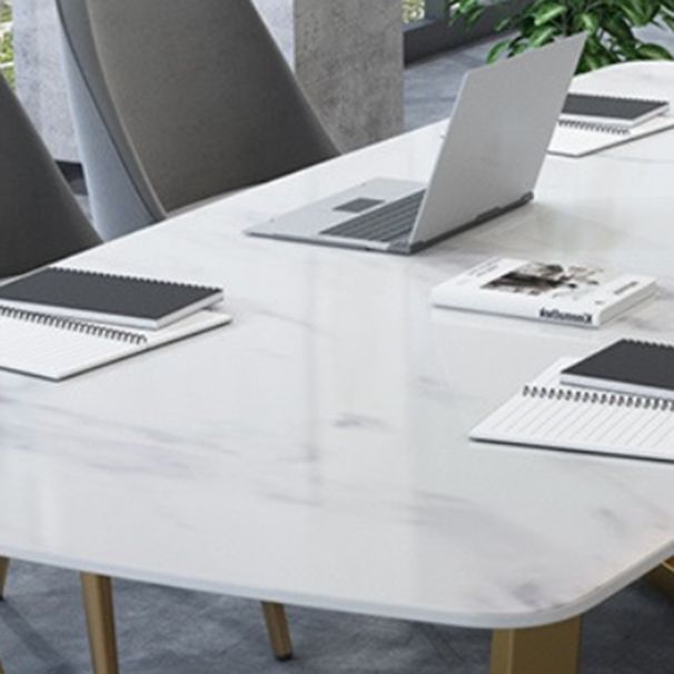 Modern 1/7 Pieces Dining Set Rectangle Stone Dining Table for Cafe Dining Room