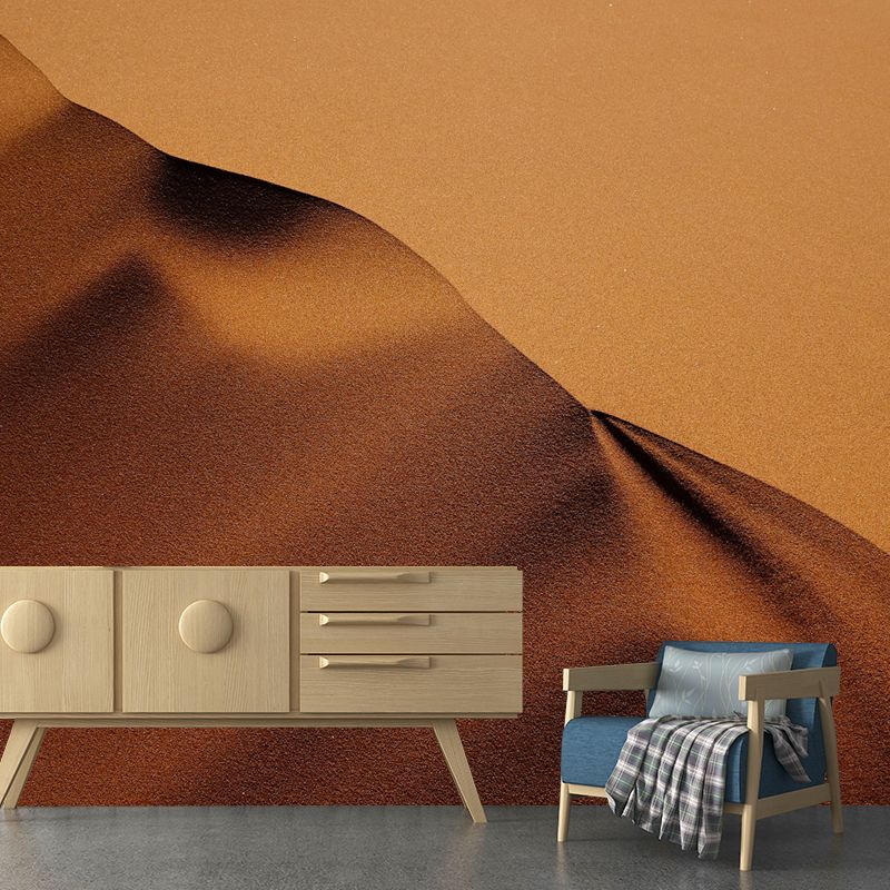 Customized Desert Wall Mural Modernism Mildew Resistant Wall Decor for Sleeping Room
