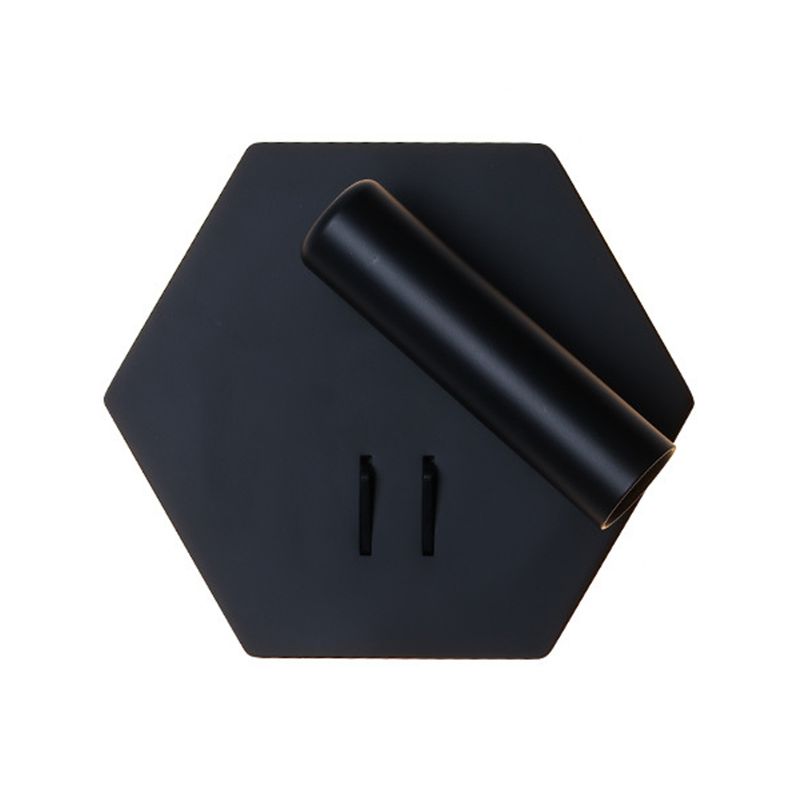 Contemporary LED Adjustable Wall Light with Acrylic Shade for Living Room