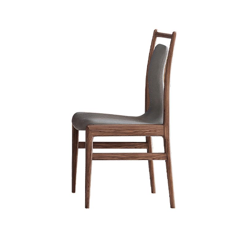 Modern Sintered Stone Top Dining Set 1/4/5/7 Pieces Walnut Dining Table with Chairs