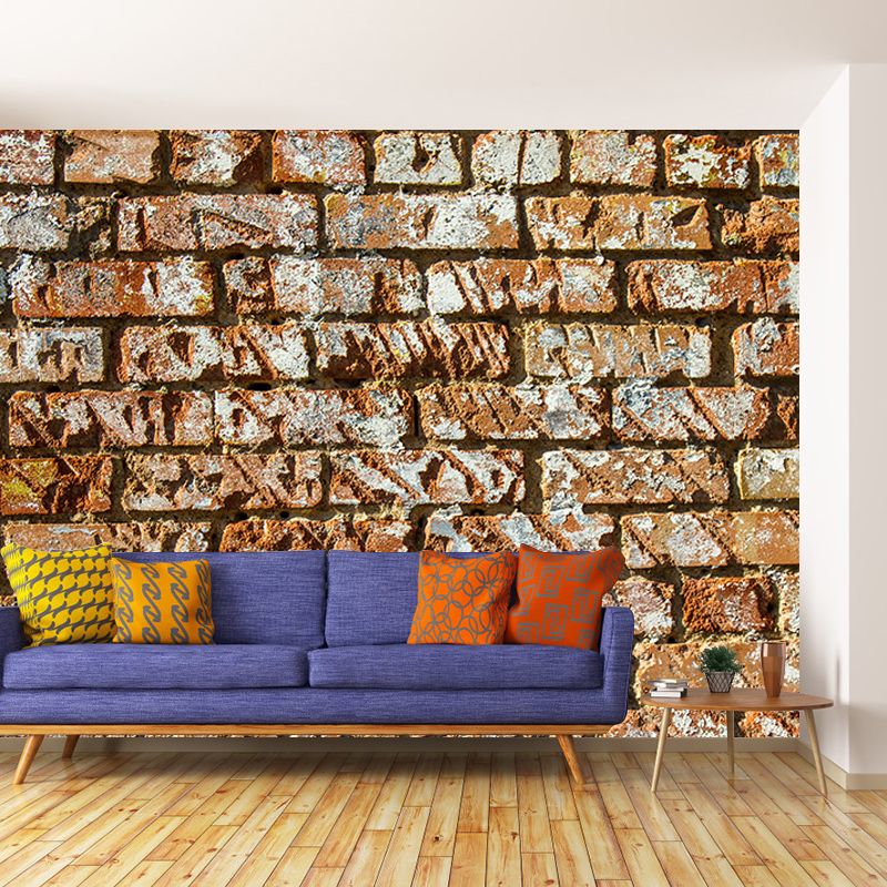 Brick Wall Mural Decals Home Decoration Sitting Room Wall Decor, Waterproofing