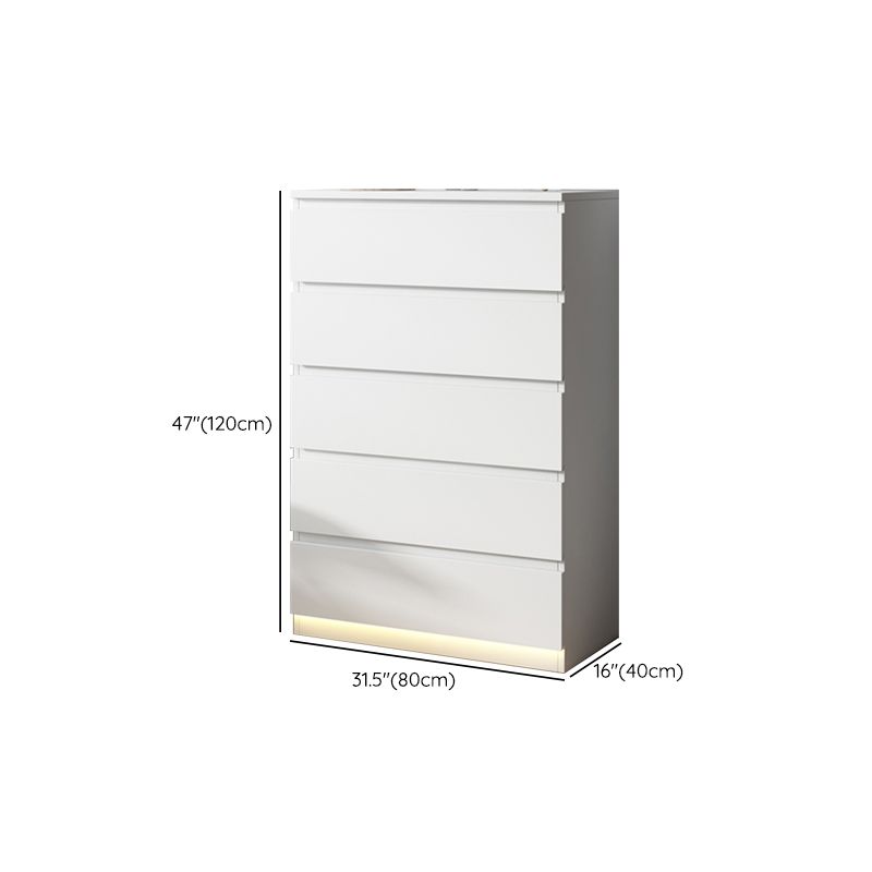 Modern Manufactured Wood Storage Chest Dresser with 3/4/5/6/8 Drawers