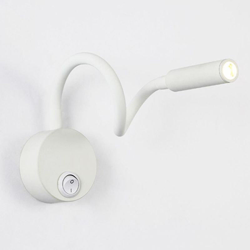 Metal Armed Wall Light Sconce Simplicity 1 Light Wall Mounted Lamp