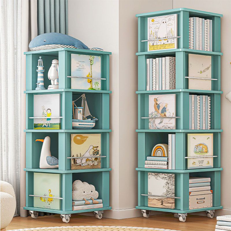 Engineered Wood Standard Bookcase Closed Back Scandinavian Bookshelf