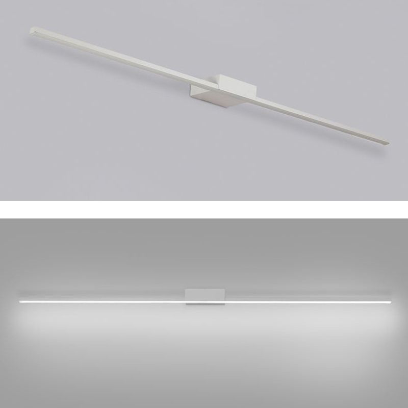 LED Linear Vanity Mirror Lights Modern Style Metal Vanity Sconce pour salle de bain
