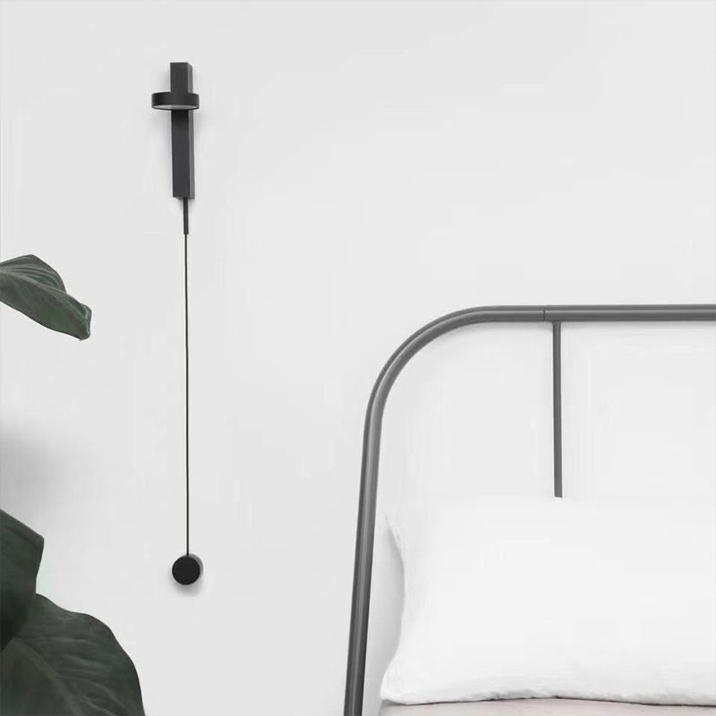 Lampada con applique a parete con montaggio a filo metallico moderno lampada scontata in nero/oro/bianco